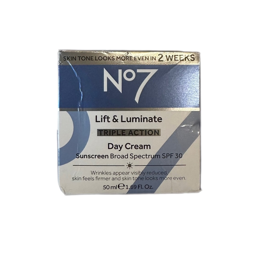 No7 Lift and Luminate Triple Action Day Cream with SPF 30 - 1.69 fl oz
